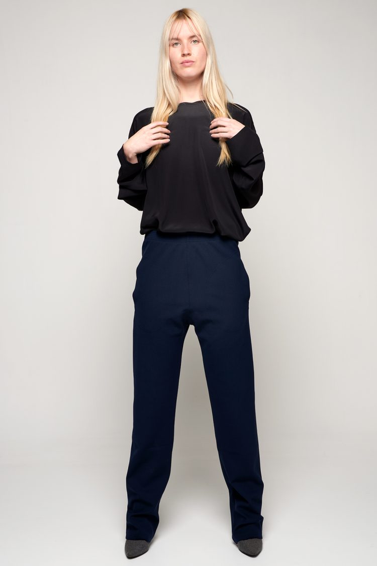pants relax navy lycra