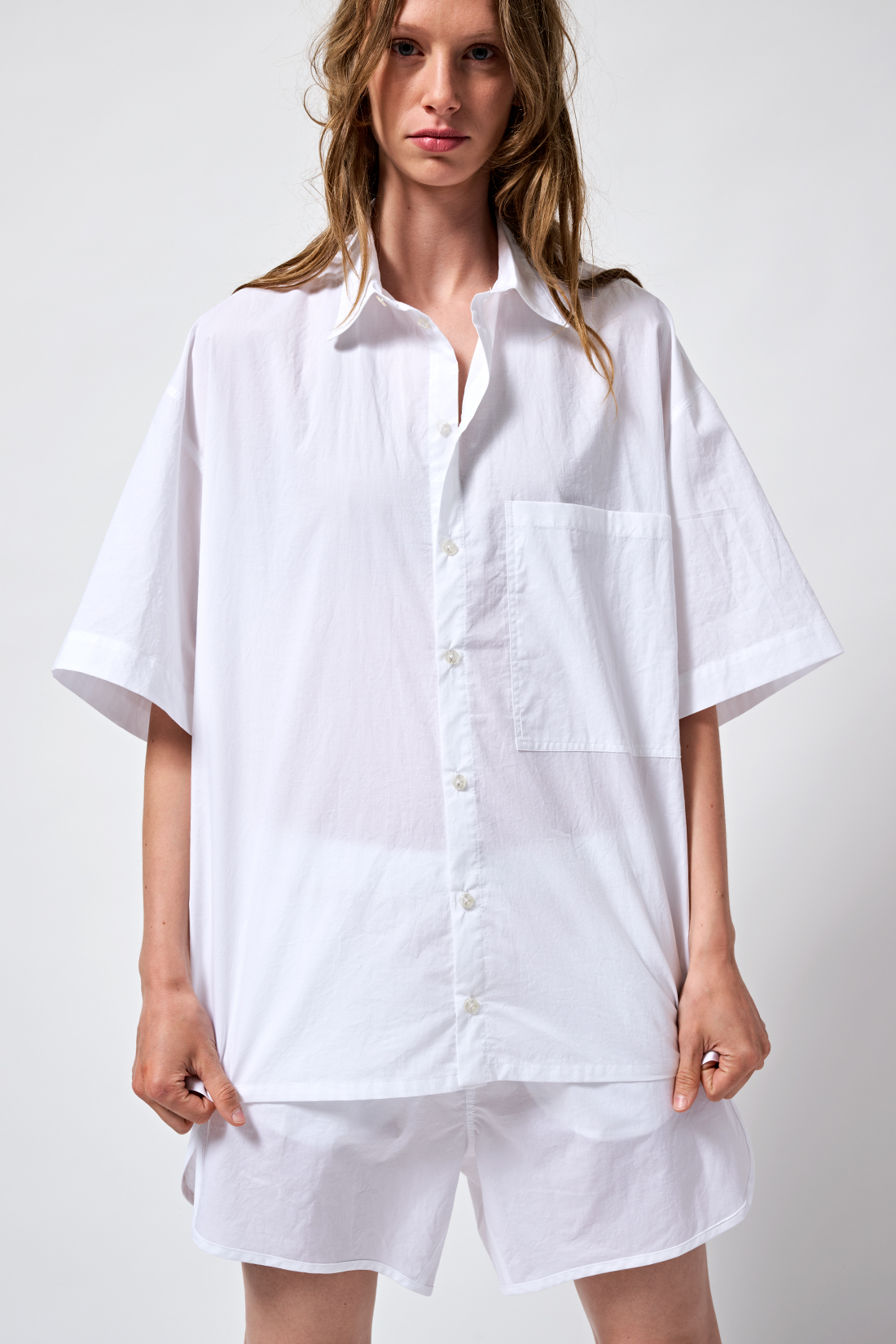 shirt big DAD white cotton