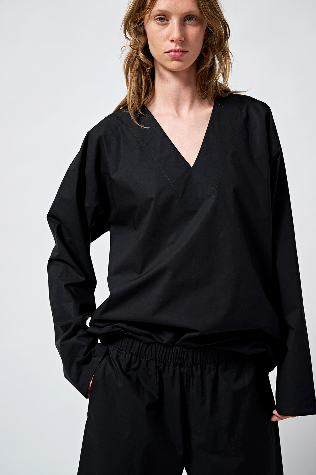 top V LOL black cotton