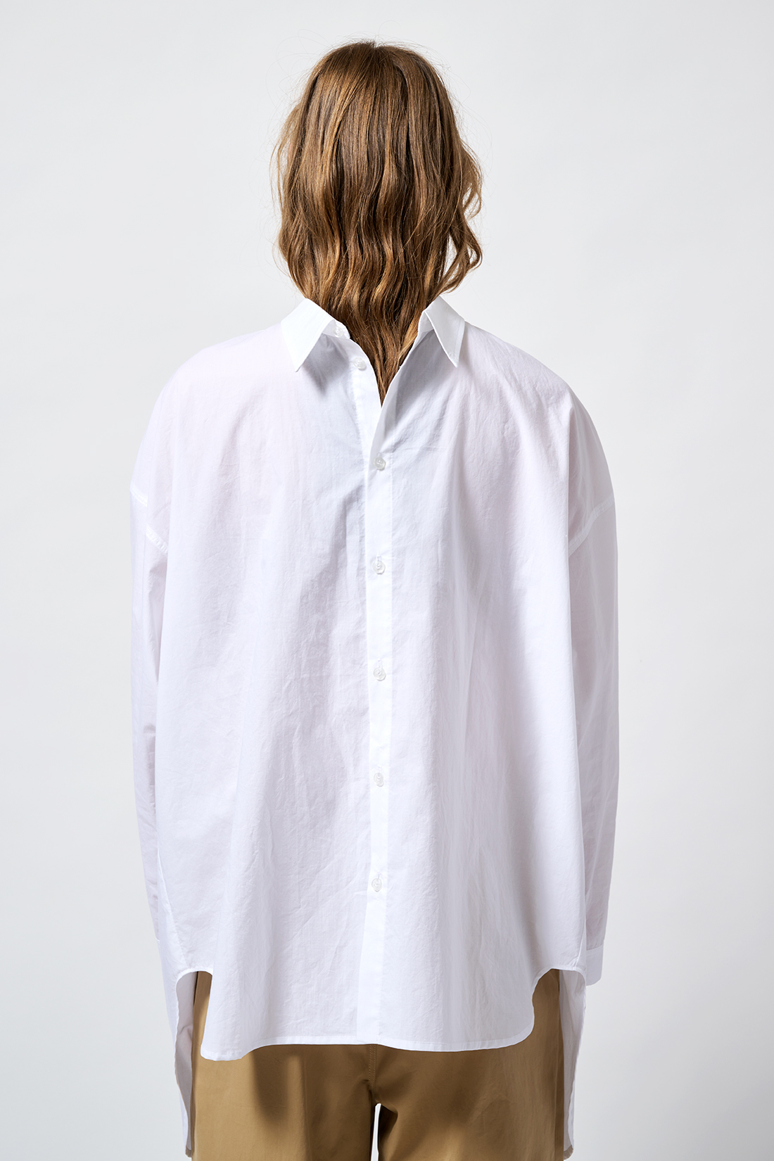 shirt no.5 split white cotton