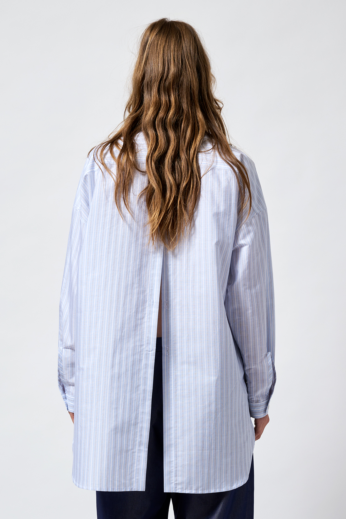 shirt no.5 split stripe cotton