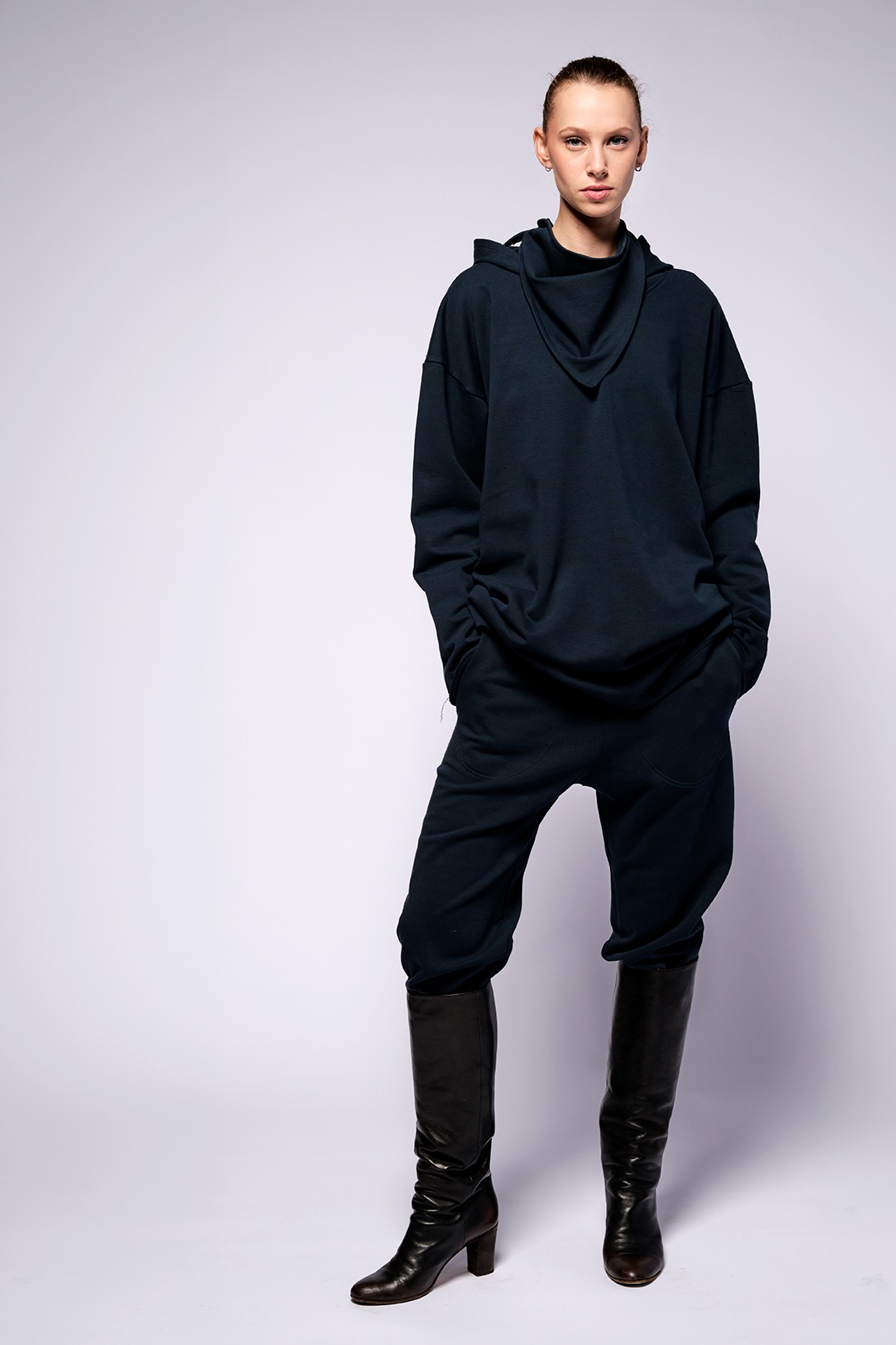 pants relax XXL navy sweat