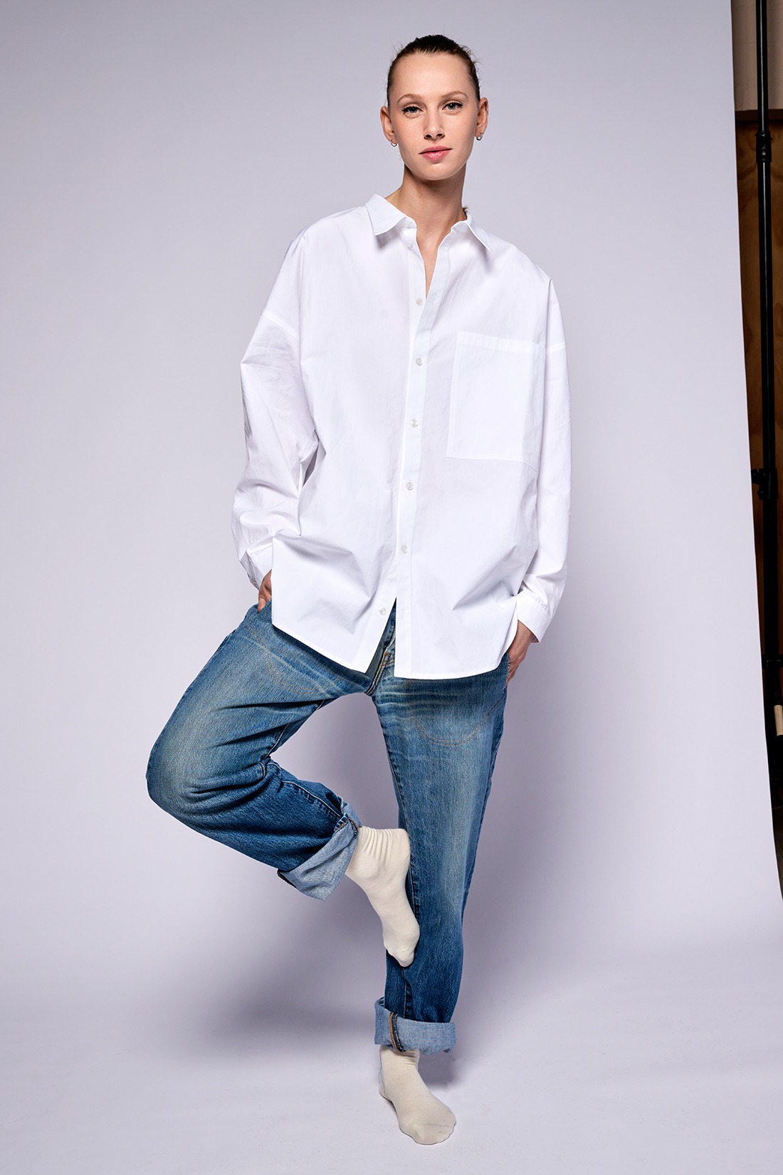 shirt big five white canvas